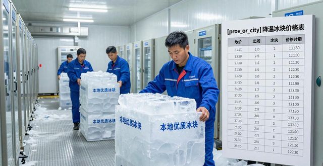 朝阳区降温冰块多少钱一吨？本地制冰厂报价来了
